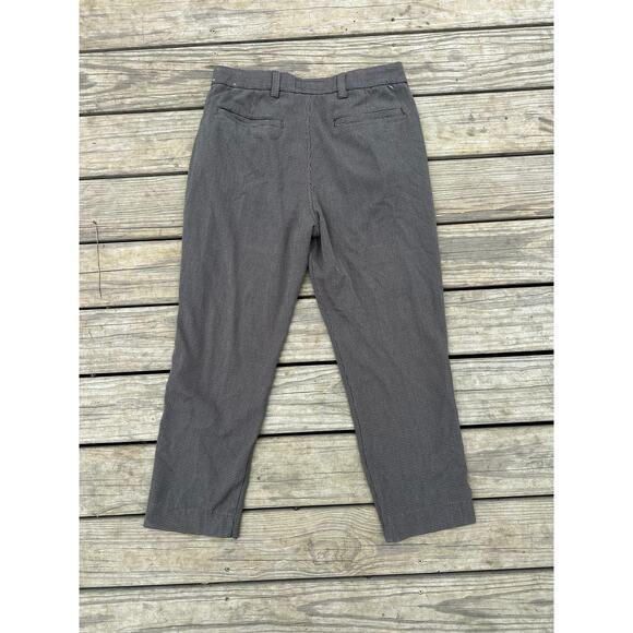 Abercrombie & Fitch Wool Blend Dress Pants Men’s 34x32 Brown Check Loose Fit - Picture 4 of 4